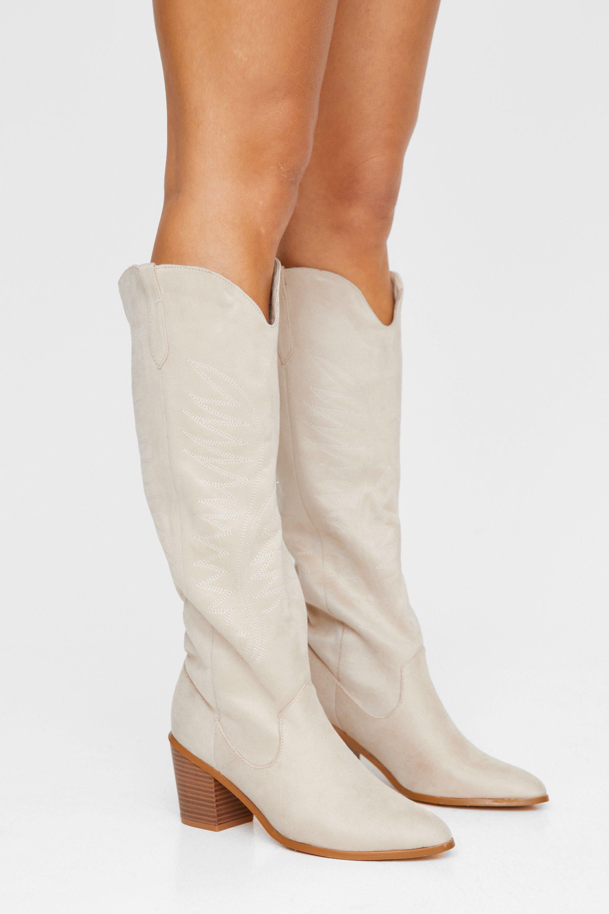 Faux western boots best sale