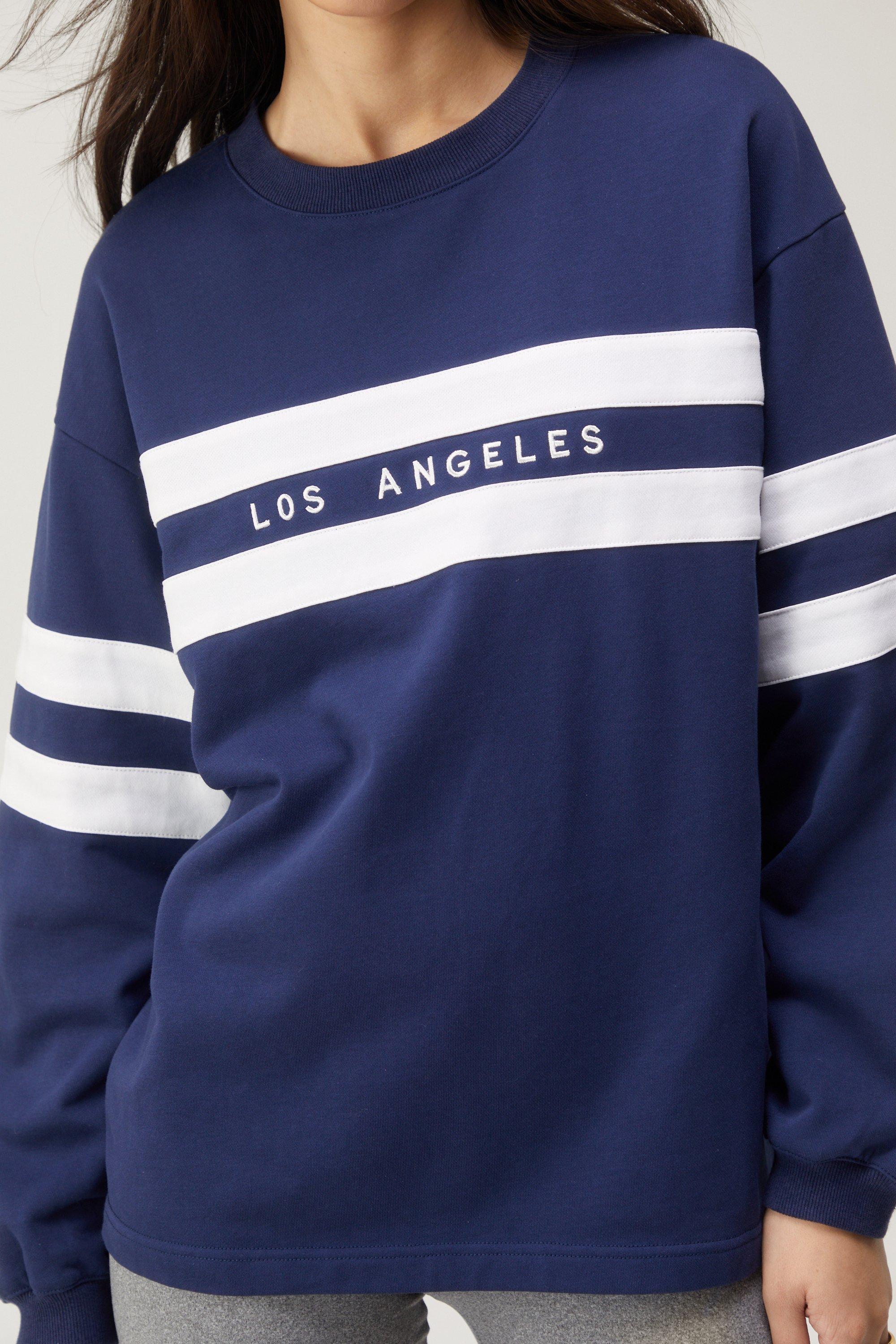 Navy los outlet angeles sweatshirt