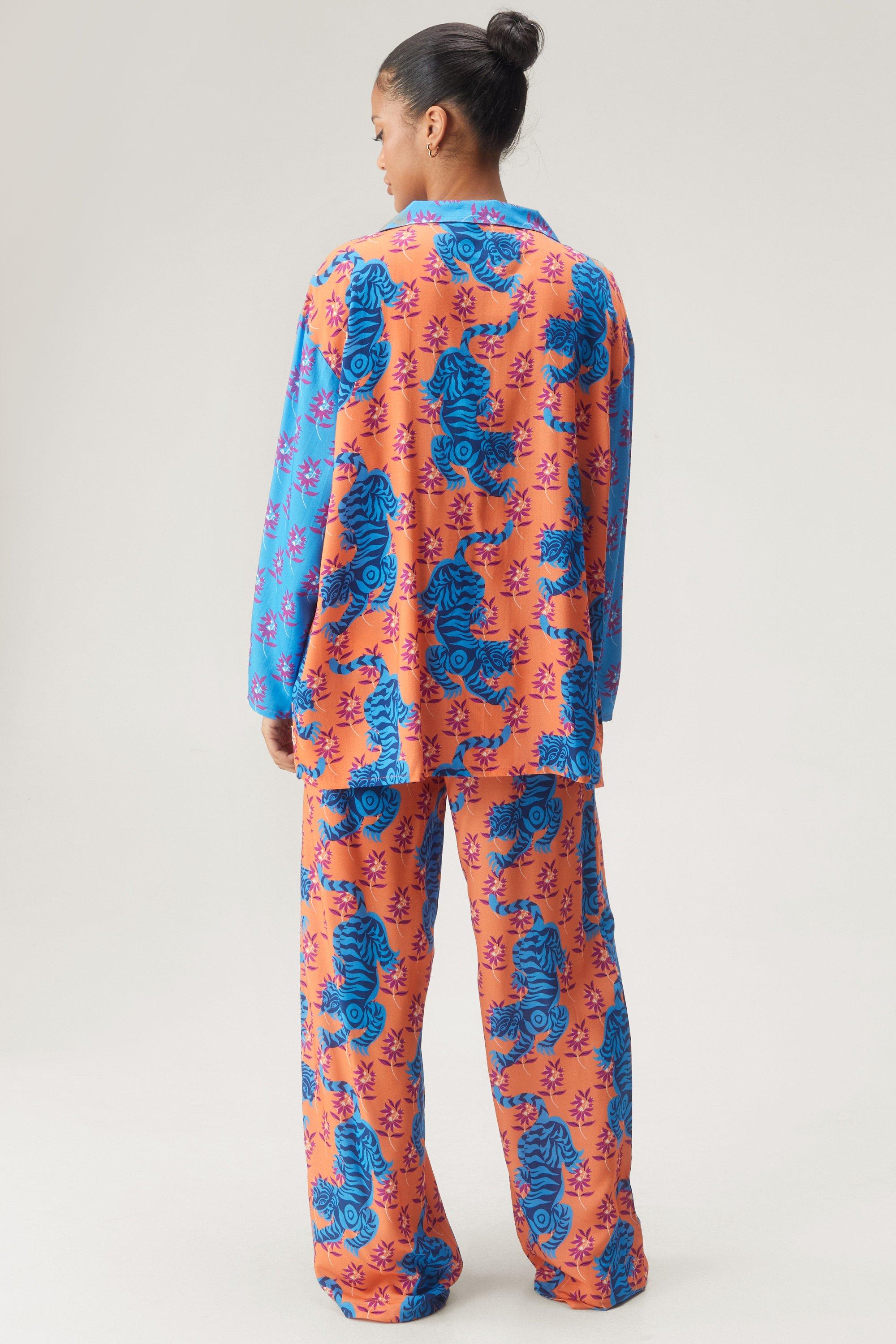Nasty gal tiger pajamas hotsell
