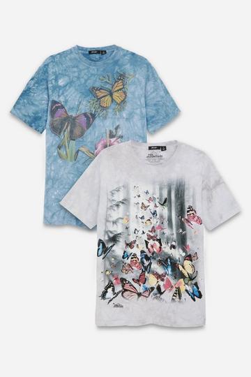 Vintage Y2k Butterfly T-shirt multi