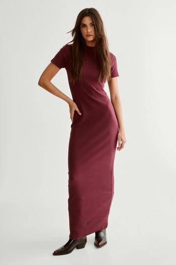 T-shirt Maxi Dress merlot