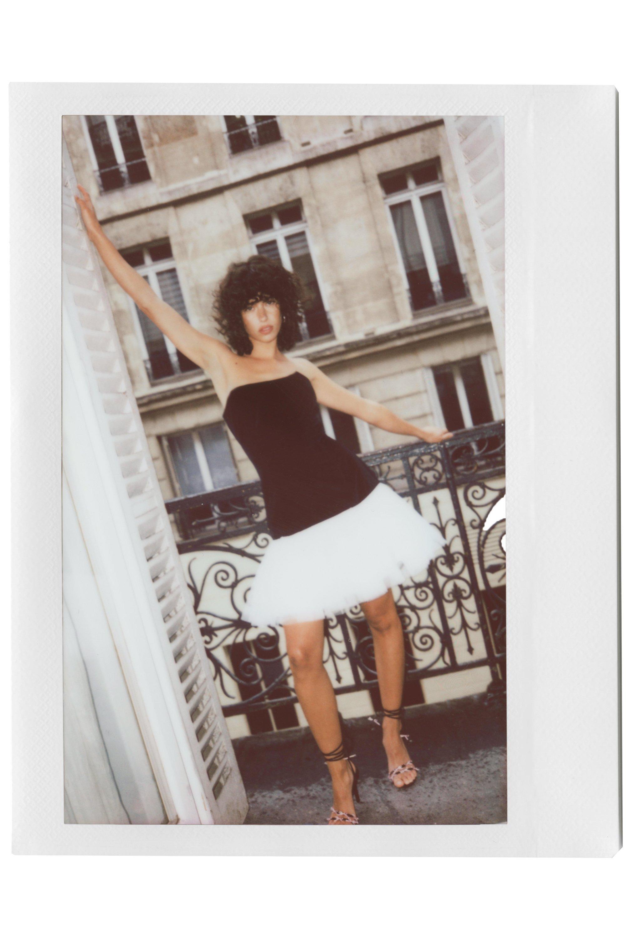 Corset Velvet Tulle Hem Bandeau Dress | Nasty Gal