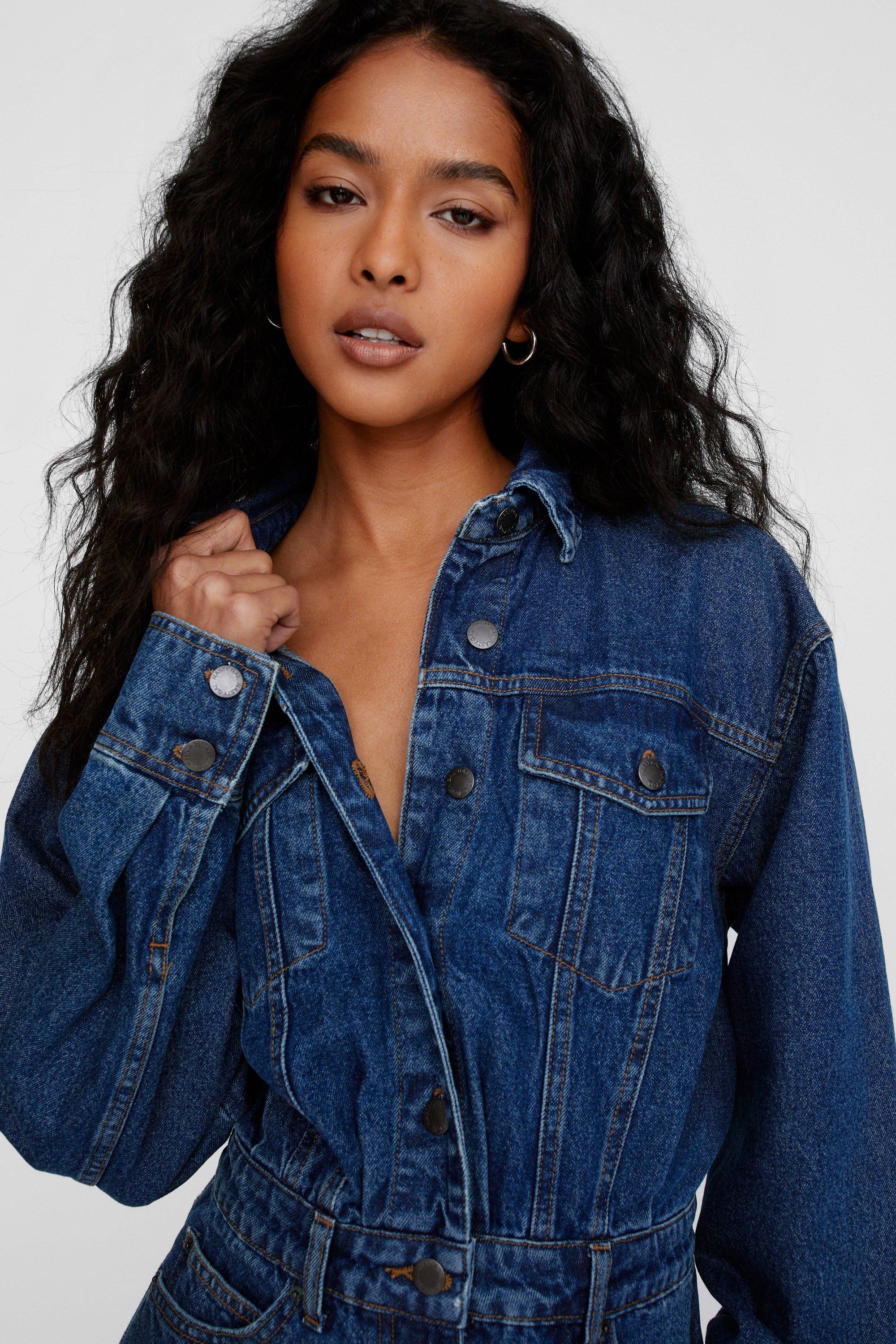The Denim Shirt Romper