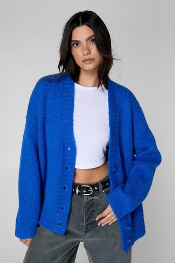 Boyfriend Cardigan cobalt