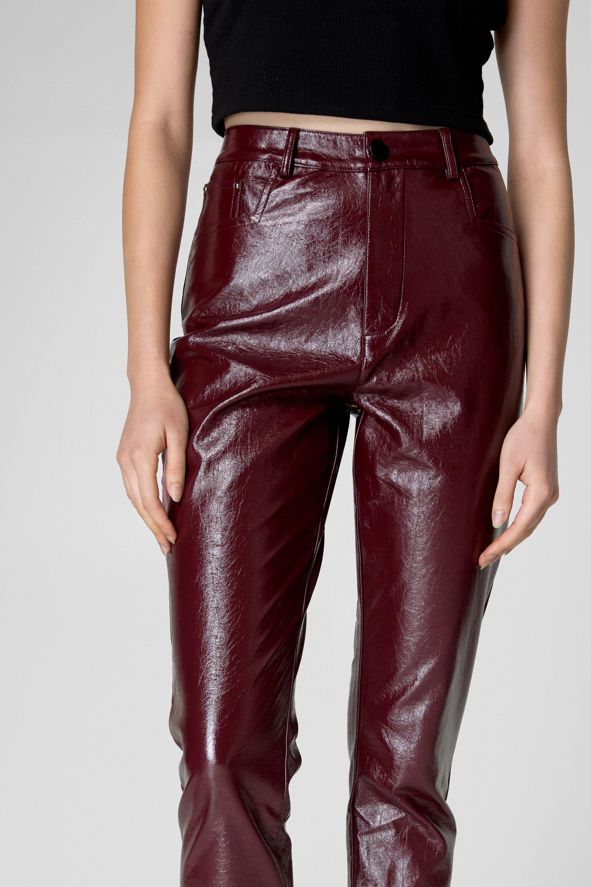 Guess vinyl pants sale