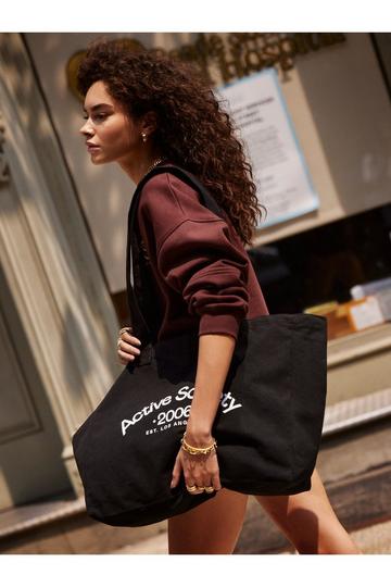 Black Active Society Tote Bag