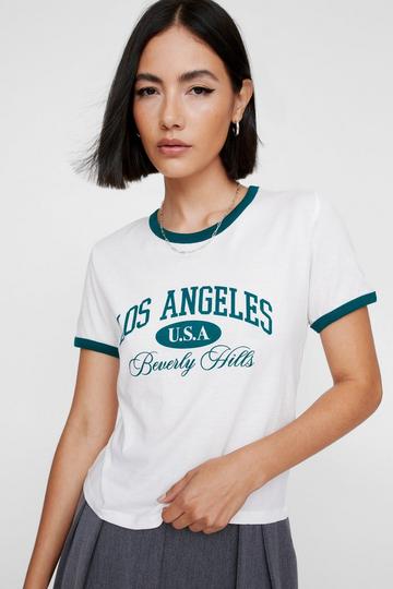 Los Angeles Baby T-Shirt white