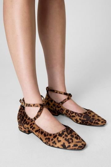 Leopard Print Ballet Flats leopard