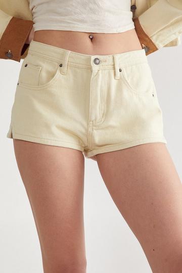 Denim Hotpant Short lemon