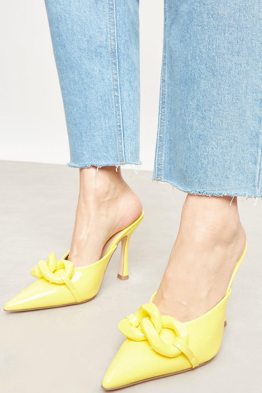 Faith: Oliver Pointed Heeled Mule