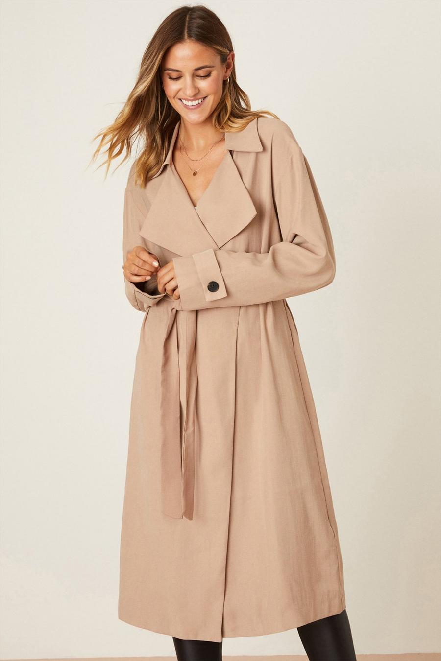 Long Duster Light Weight Trench Coat