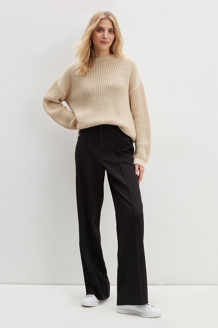 Tall Wide Leg Formal Trousers