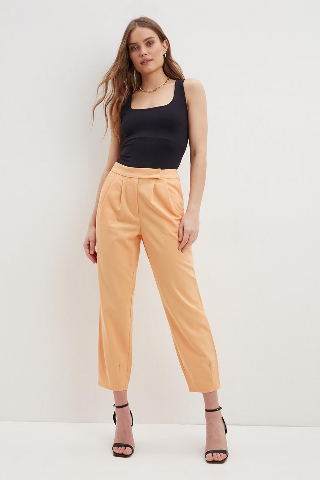 Apricot Slim Tapered Ankle Grazer image number 1