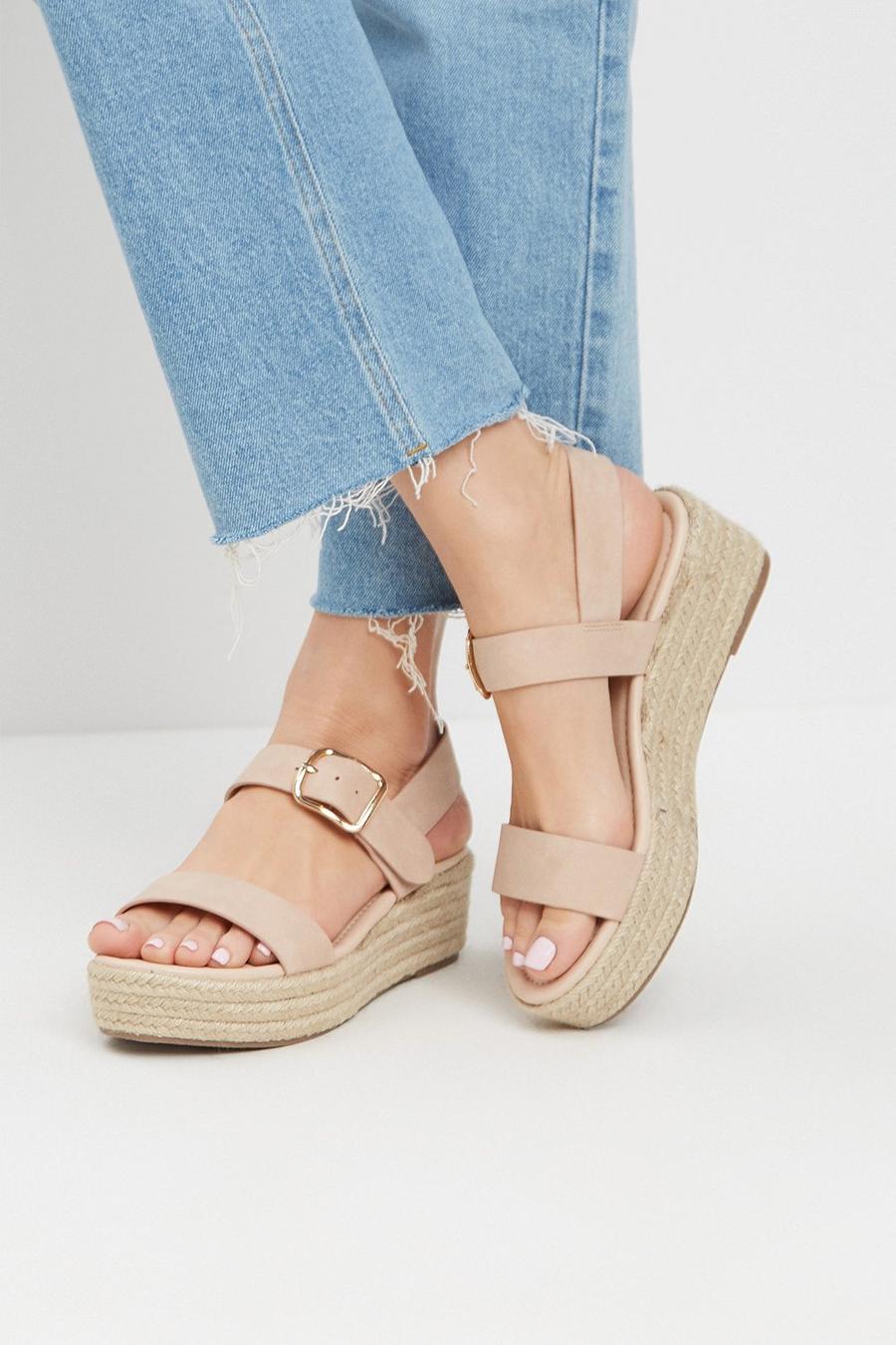 Reign Double Strap Wedge