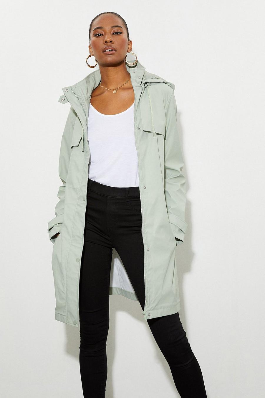 Tall Belted Raincoat
