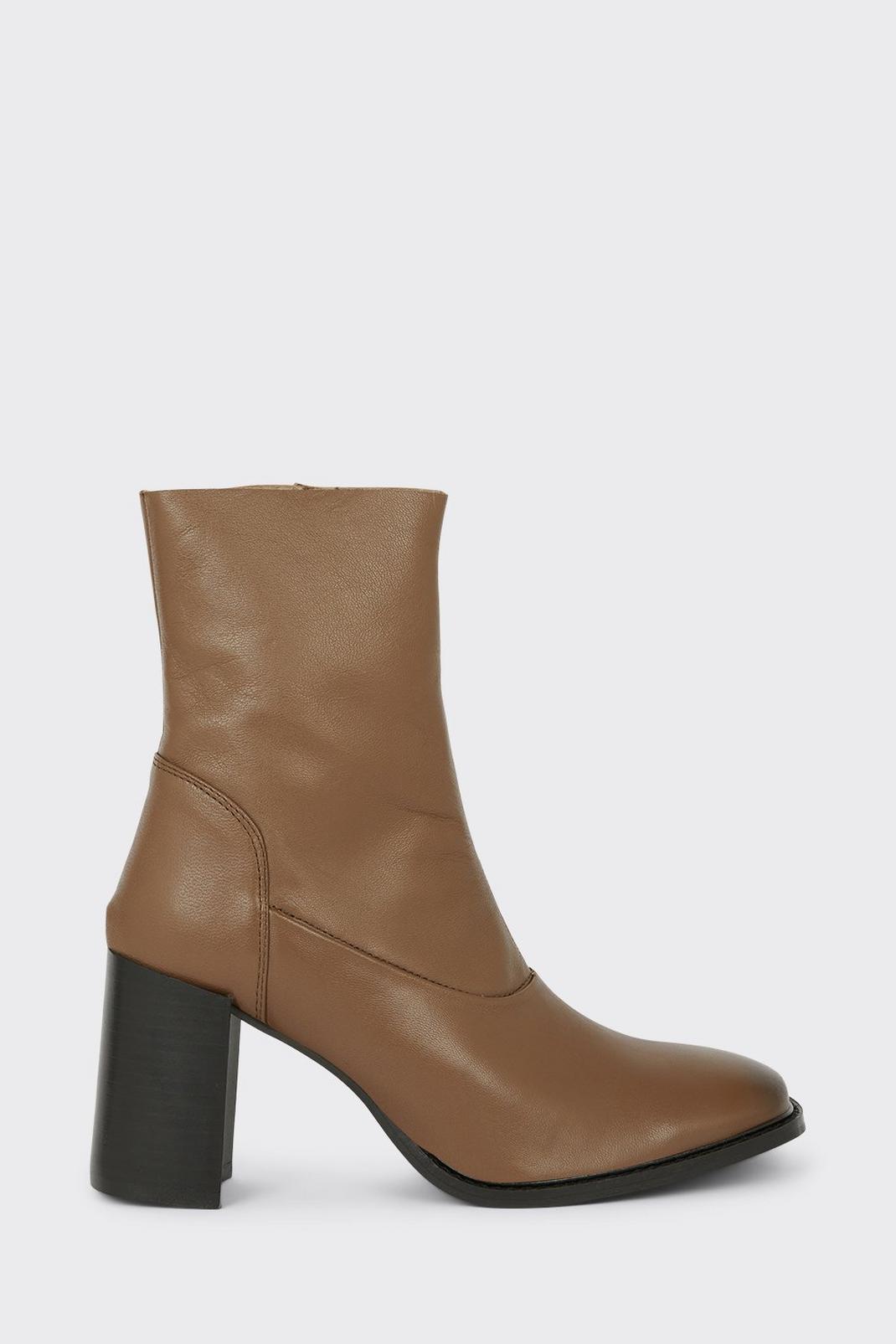 186 Principles: Othello Soft Leather Block Heel Ankle Boot image number 2