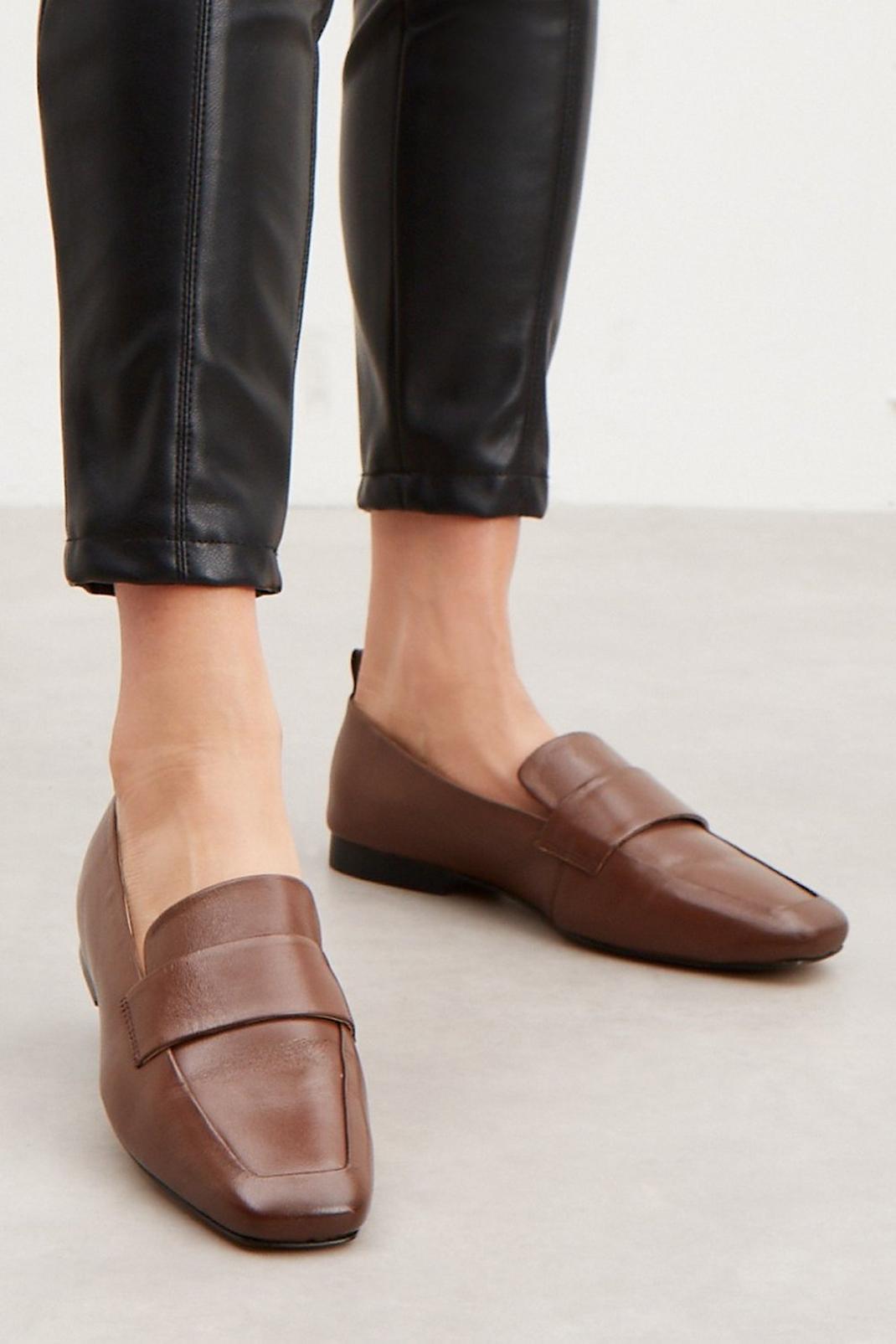 Chocolate Principles: Lars Leather Loafers image number 1