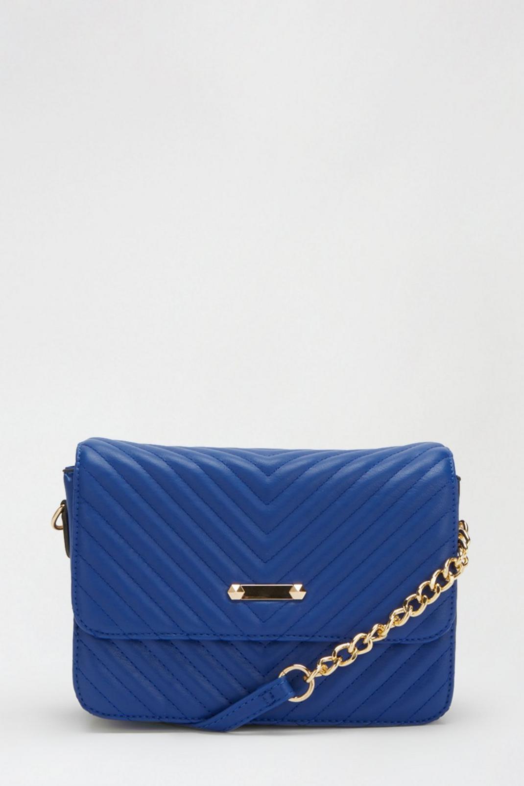 119 Cobalt Quilted Chain Crossbody Bag  image number 2