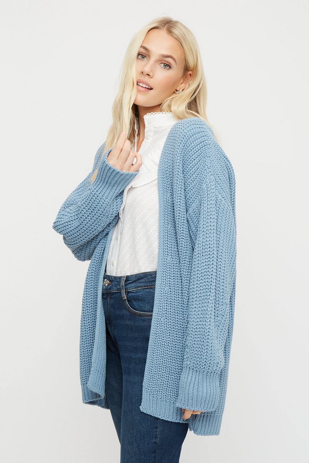 679 Chunky Knit Cardigan image number 1