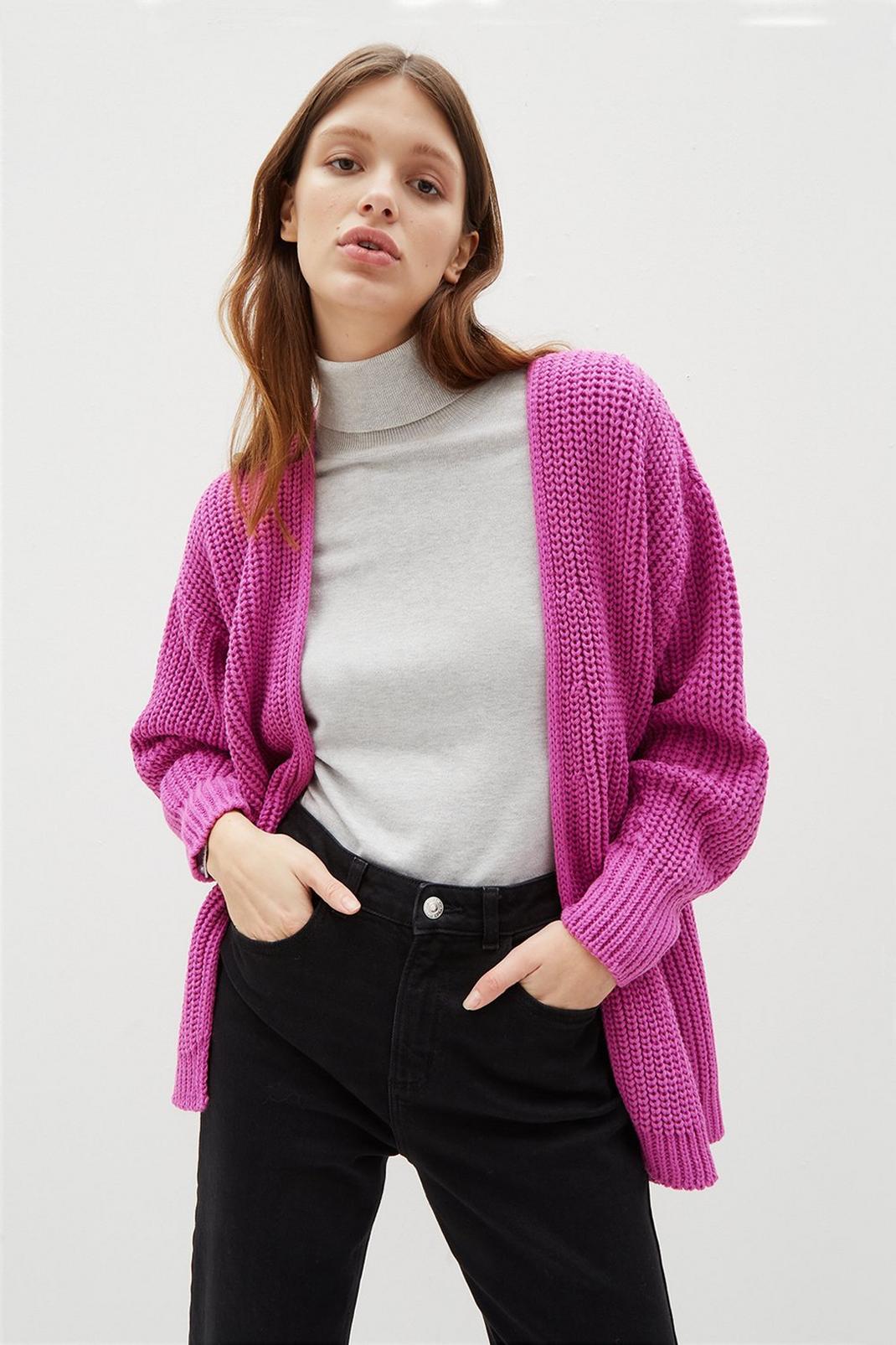 126 Chunky Knit Cardigan image number 1