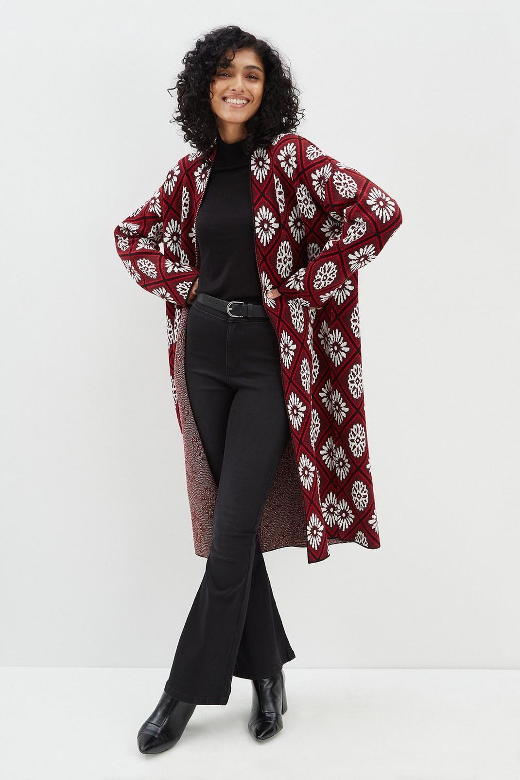 582 All Over Aztec Cardigan image number 2