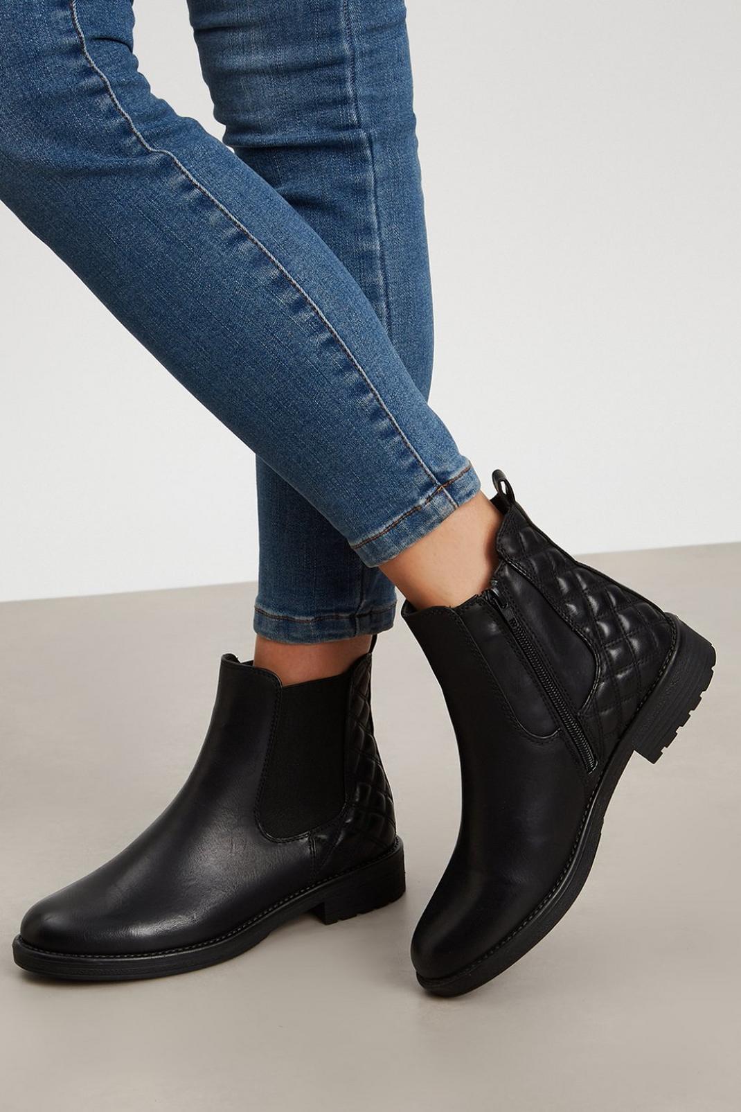 105 Good For The Sole: Ramona Quilted Ankle Boot  image number 1