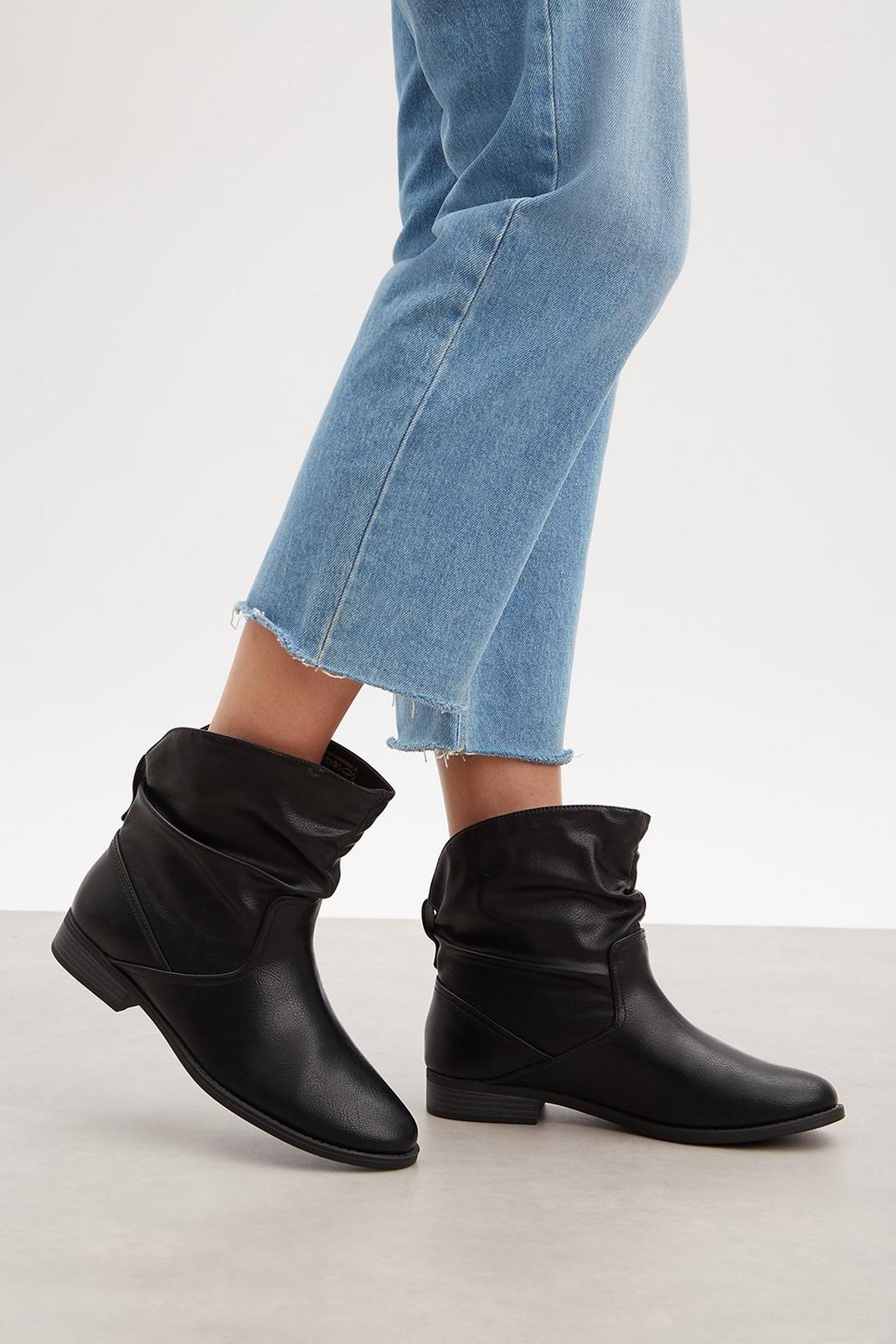 105 Good For The Sole: Rachel Ruched Ankle Boot image number 1