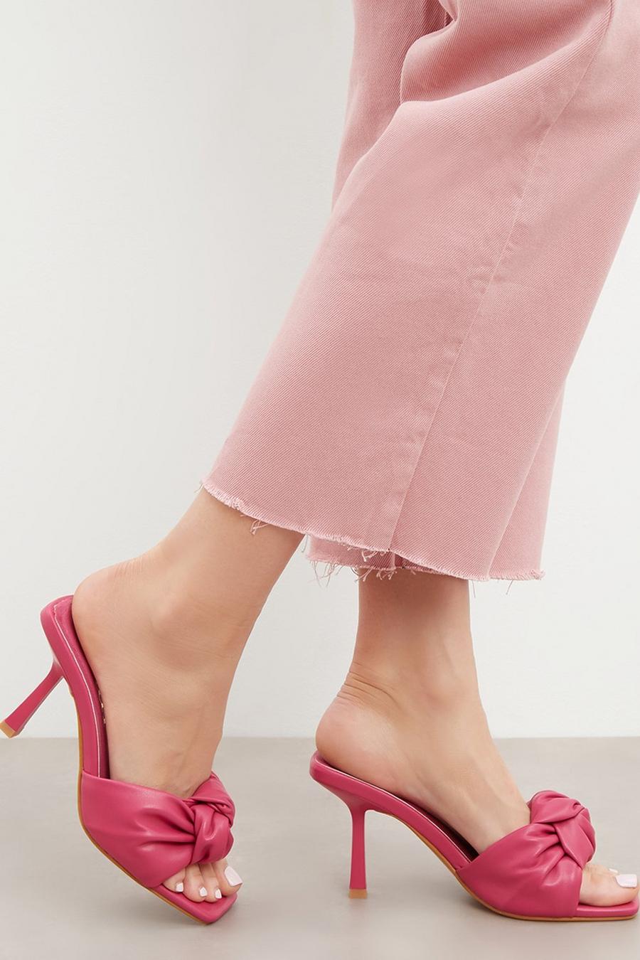 Faith: Edie Knotted Strap Mule