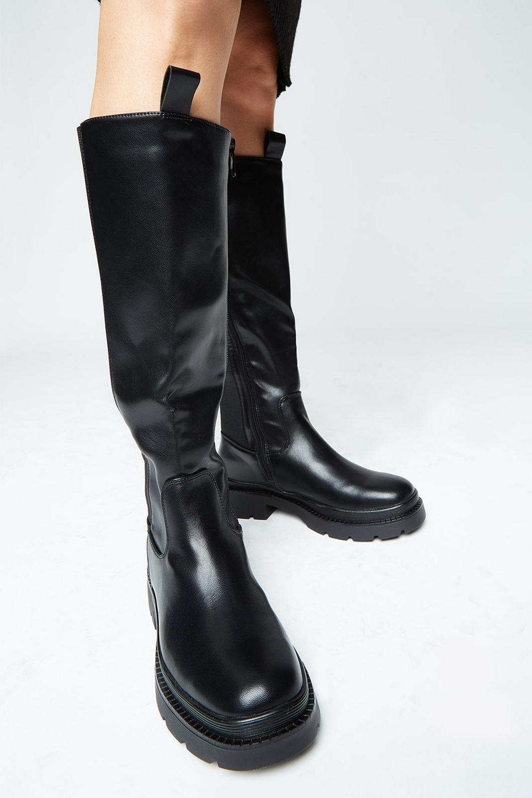 105 Kathie Chunky High Leg Boot image number 2