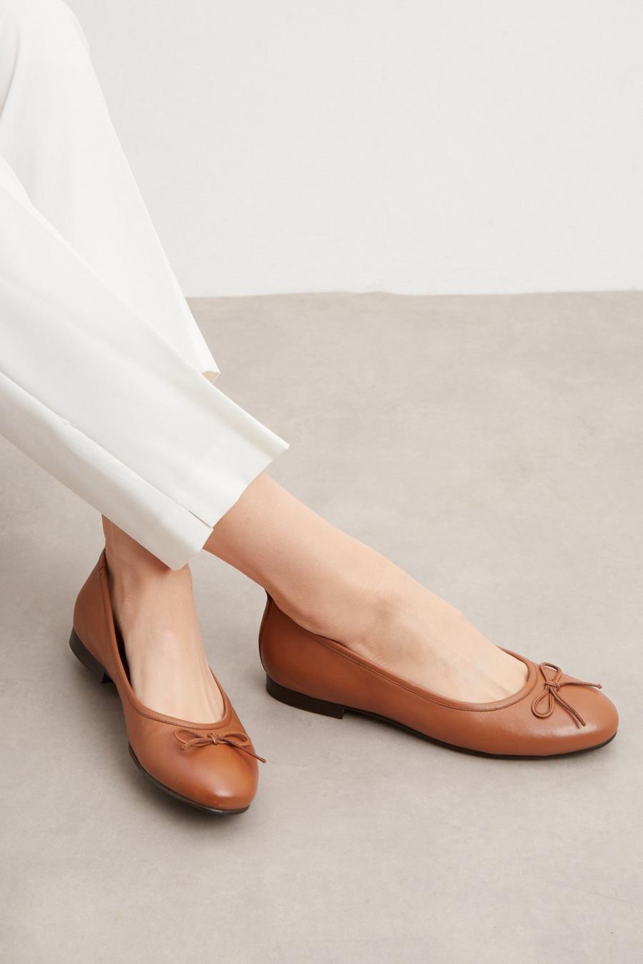 Good For The Sole: Trixie Leather Ballet Flats
