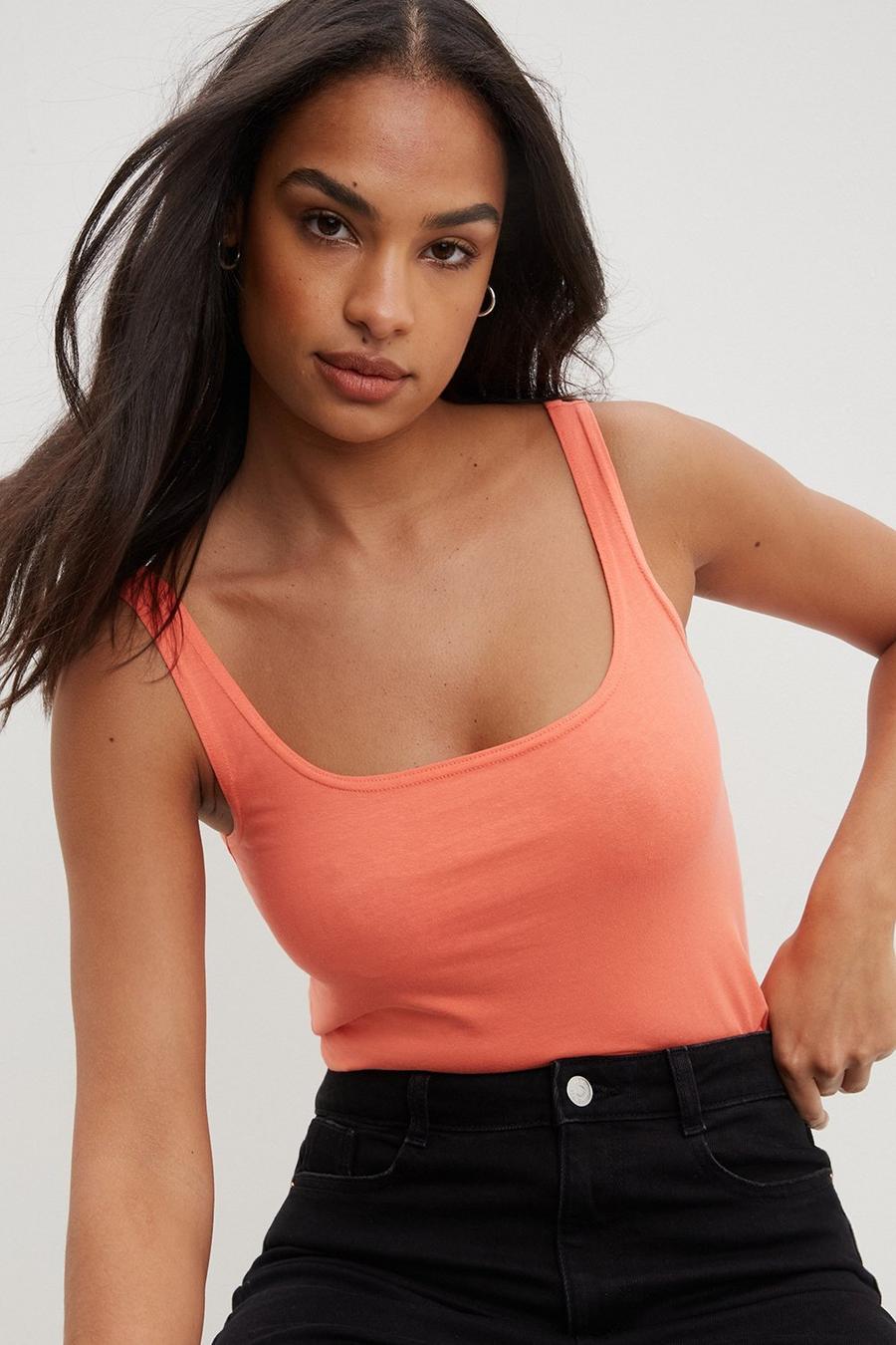 More Sustainable Cotton Scoop Neck Cami