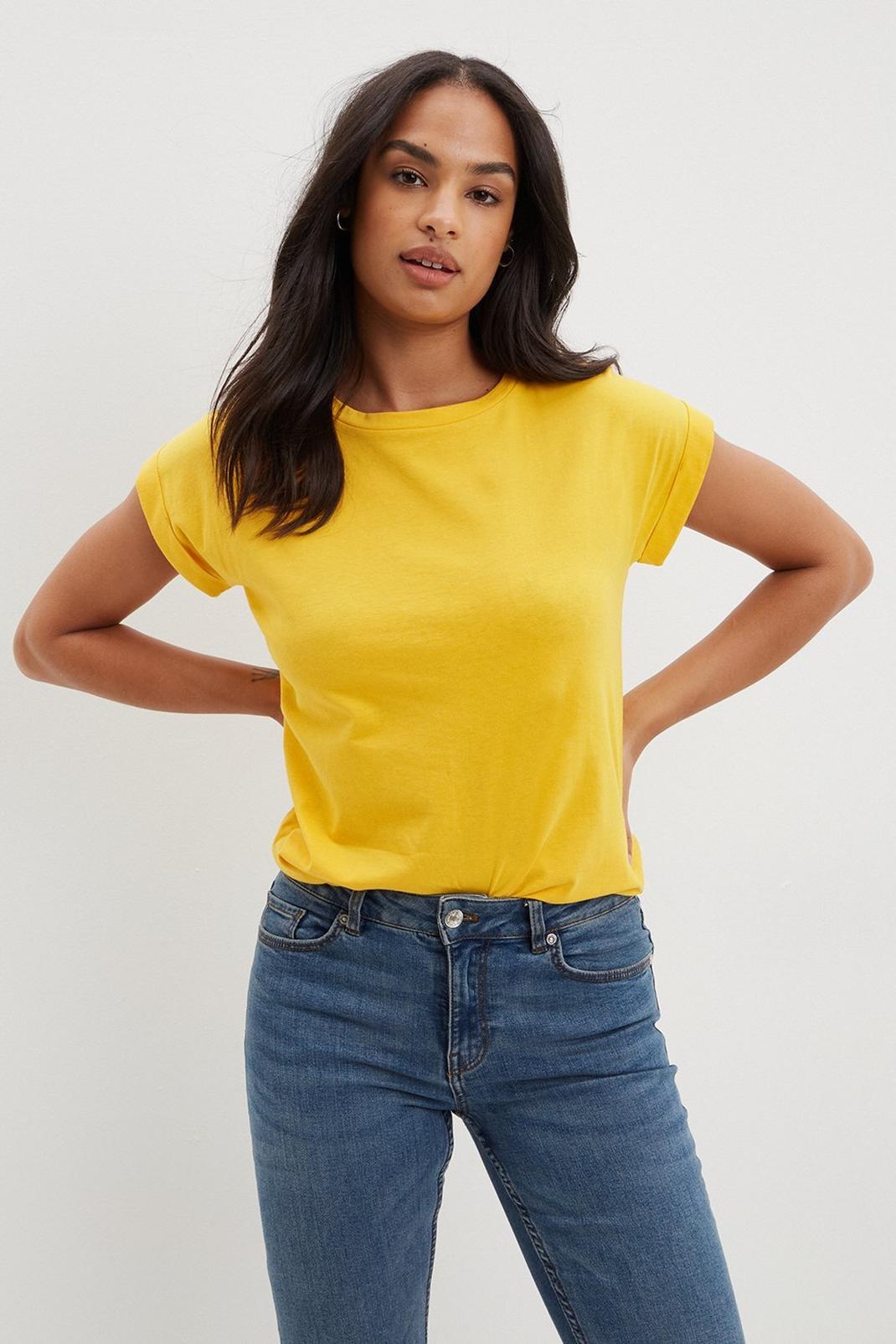Saffron Cotton T-Shirt image number 1