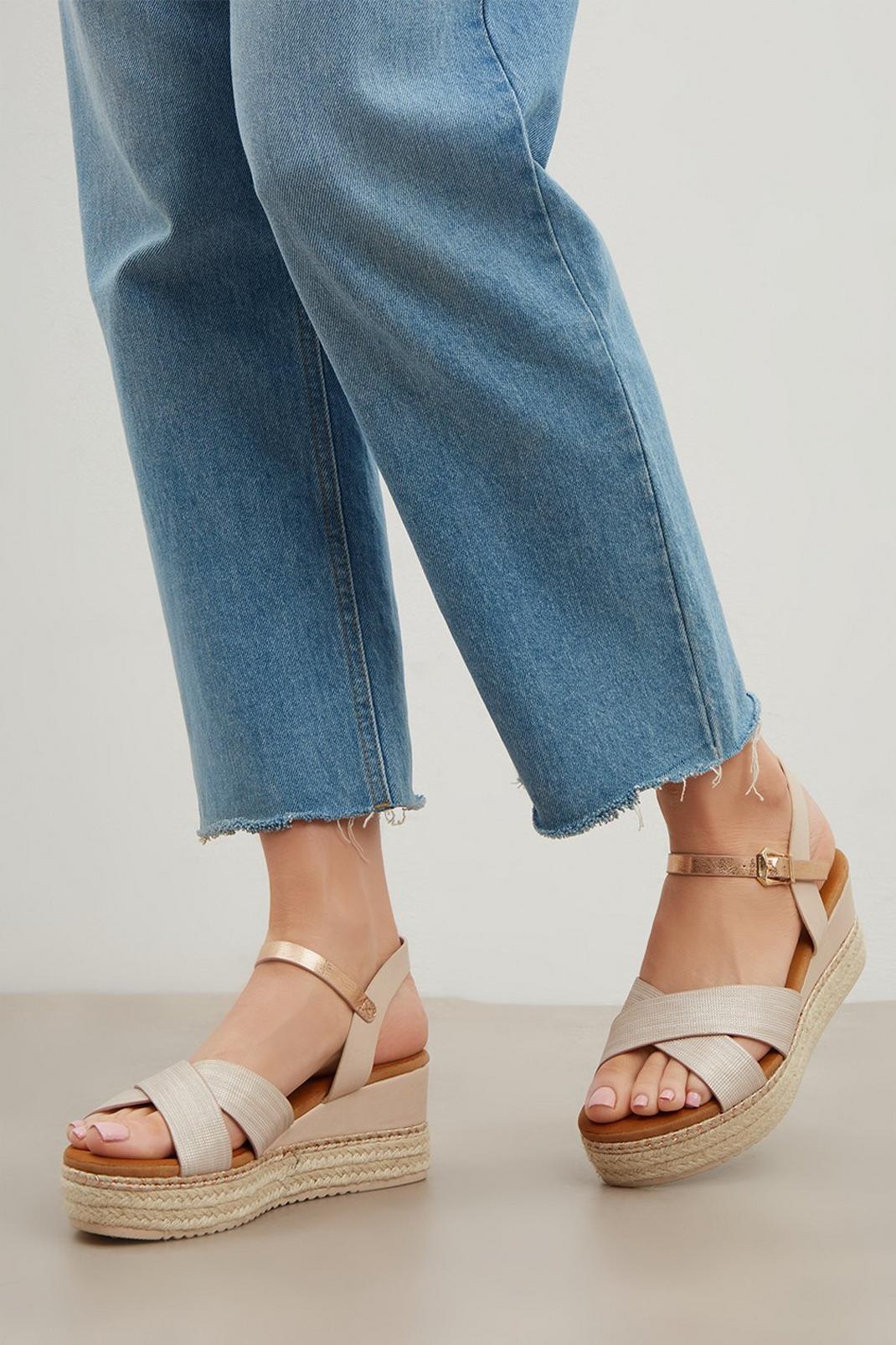 Blush Faith: Extra Wide Fit Brenna Wedge image number 1