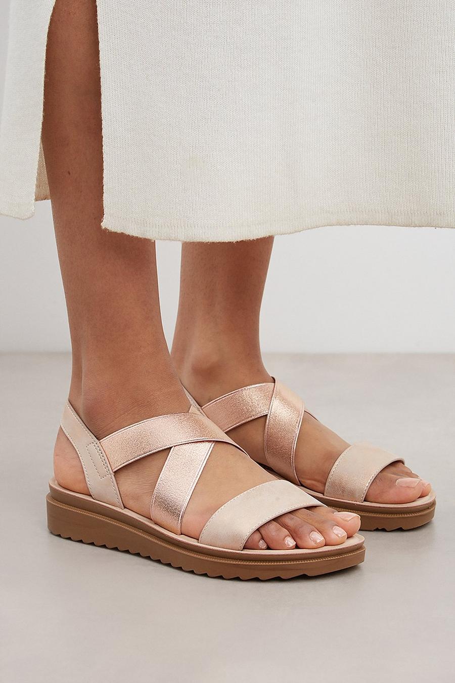 Good For The Sole: Aaliya Extra Wide Fit Comfort Sandals
