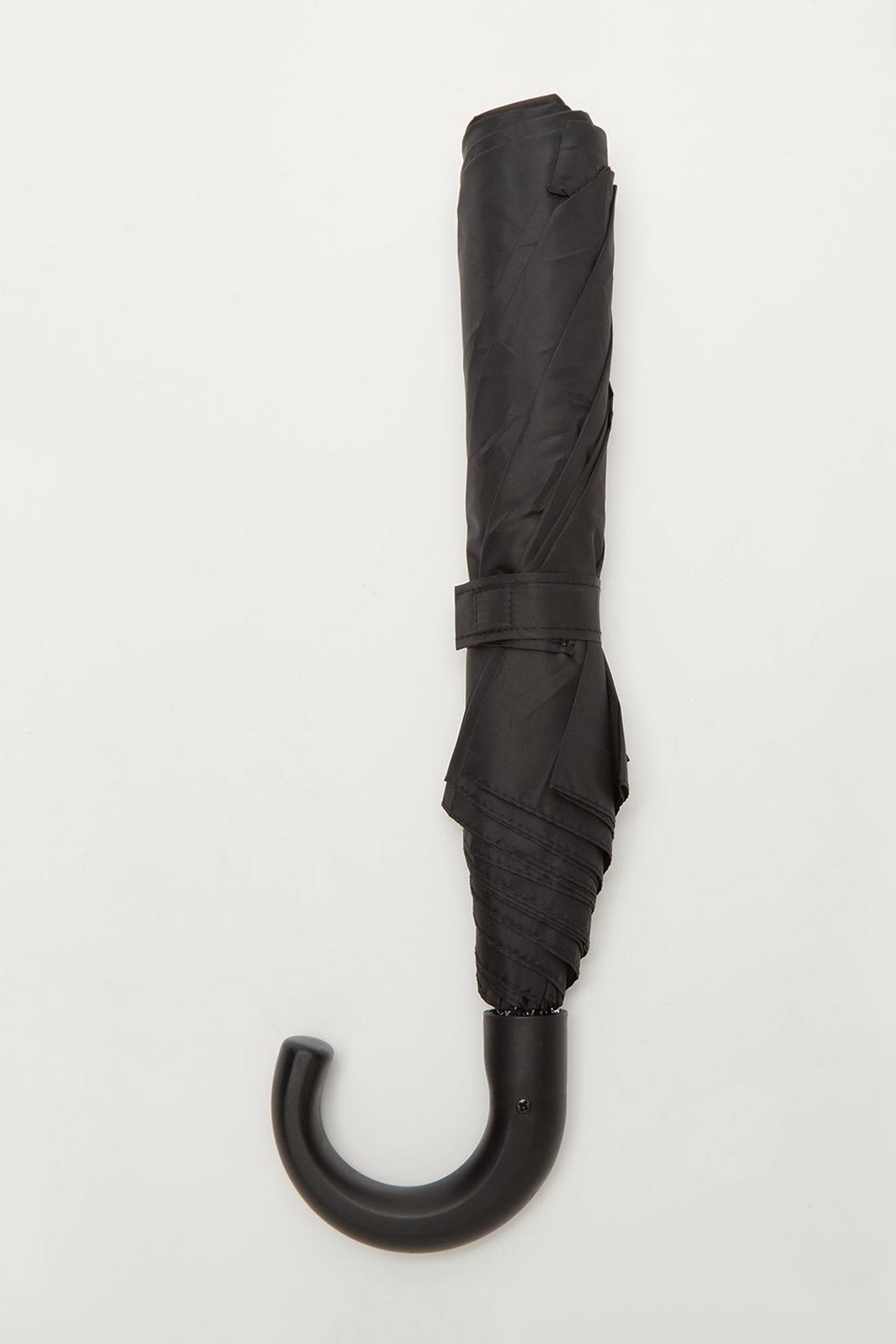 Black Umbrella With Handle image number 1