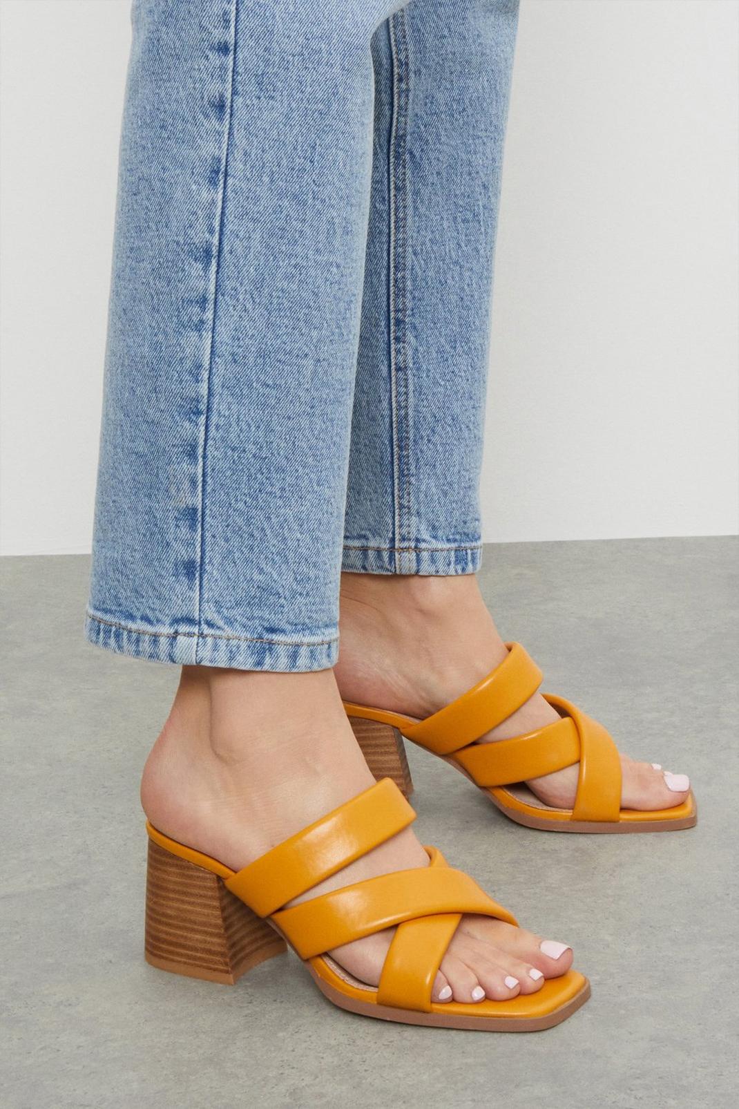 Yellow Principles: Beatrix Strappy Mule image number 1