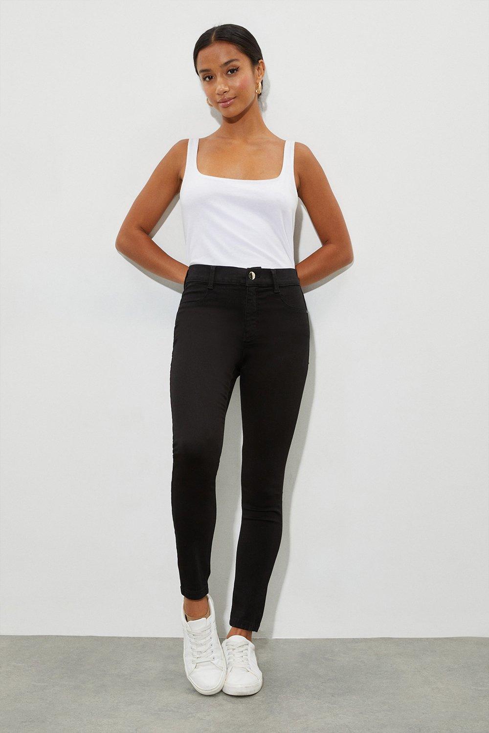 f&f black jeggings