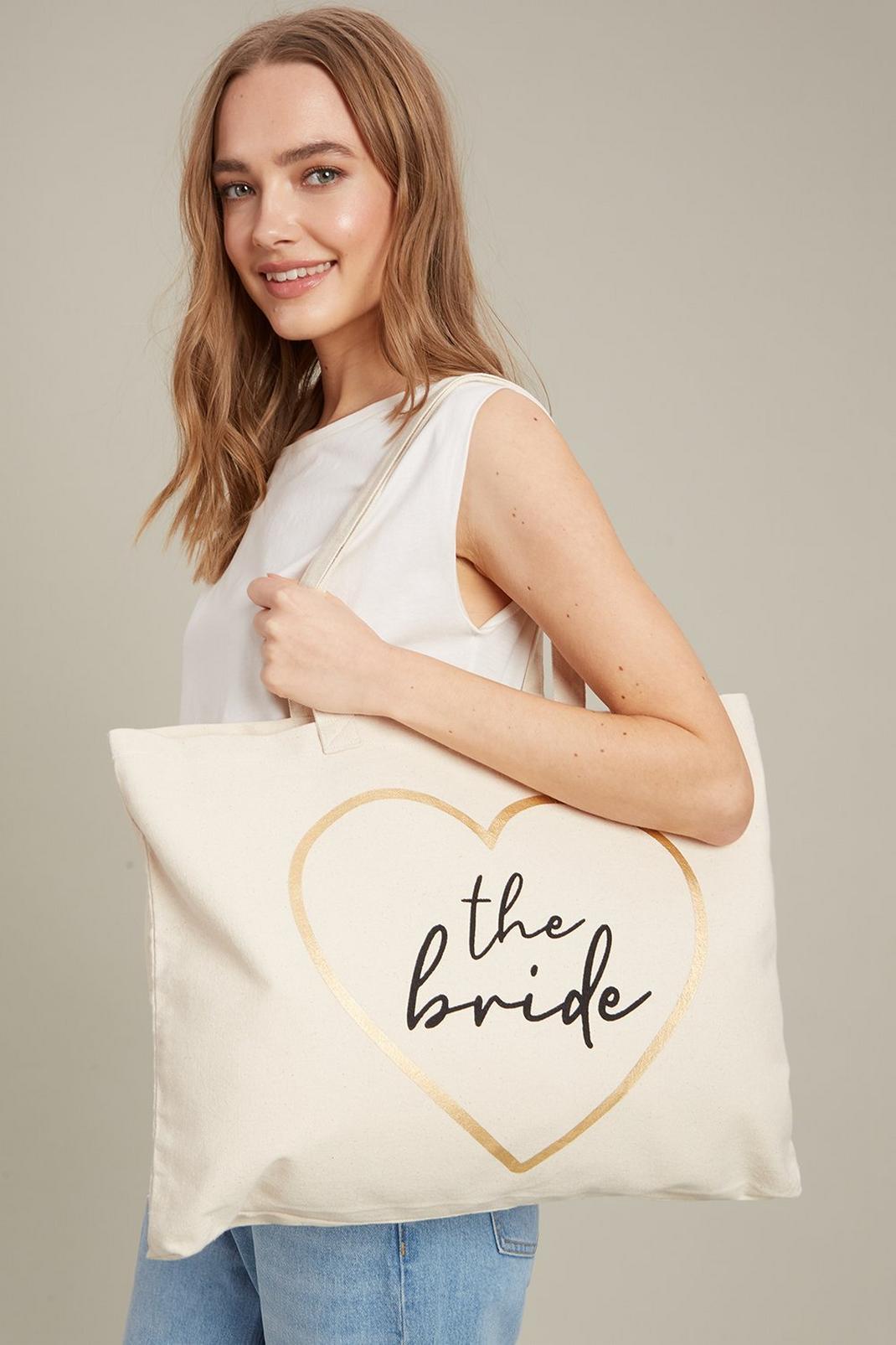 Ivory The Bride Tote Bag image number 1