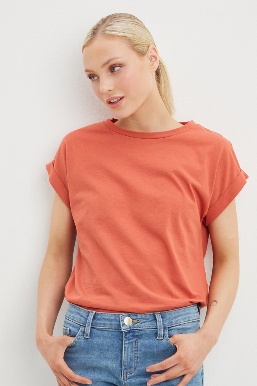 Petite More Sustainable Cotton T-Shirt