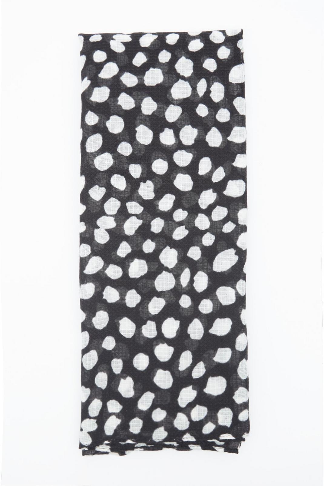 Mono Spot Textured Scarf  image number 1