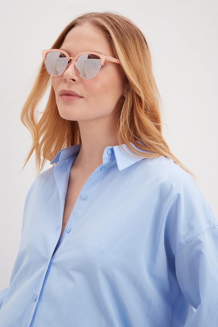 Mirrored Blush Sunglasses