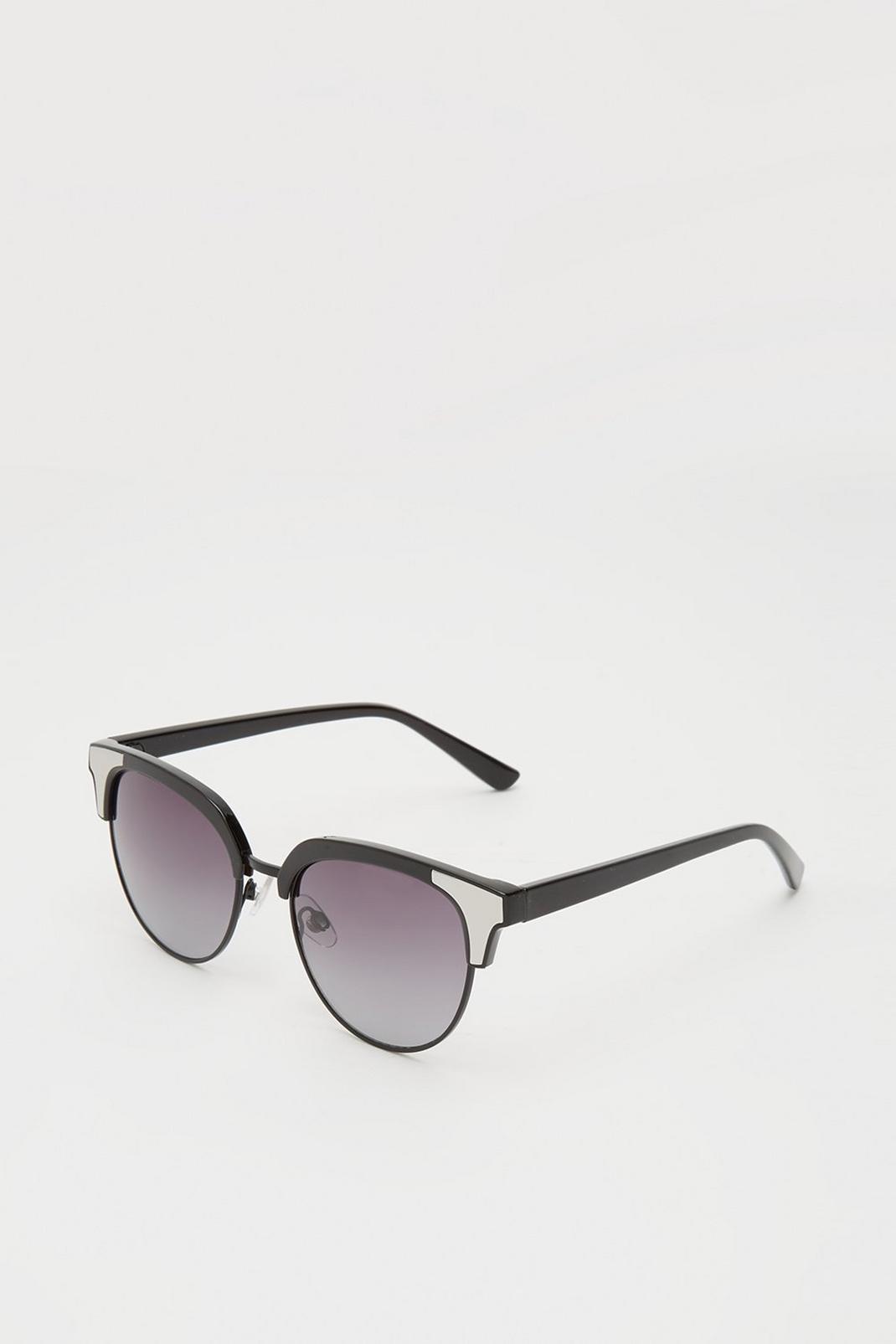 105 Black Clubmaster Sunglasses image number 2