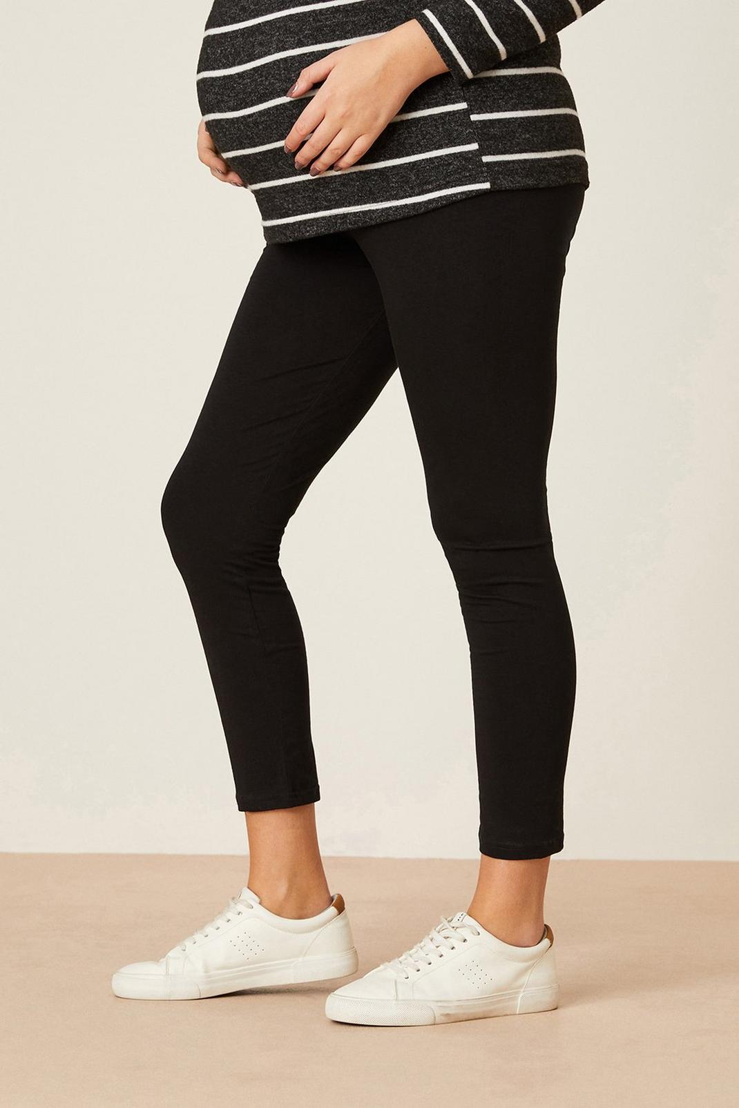 Black Maternity More Sustainable Overbump Legging image number 1