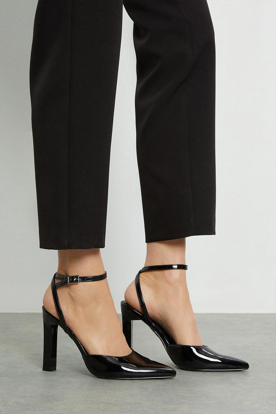 Elevate Ankle Strap Court Shoes