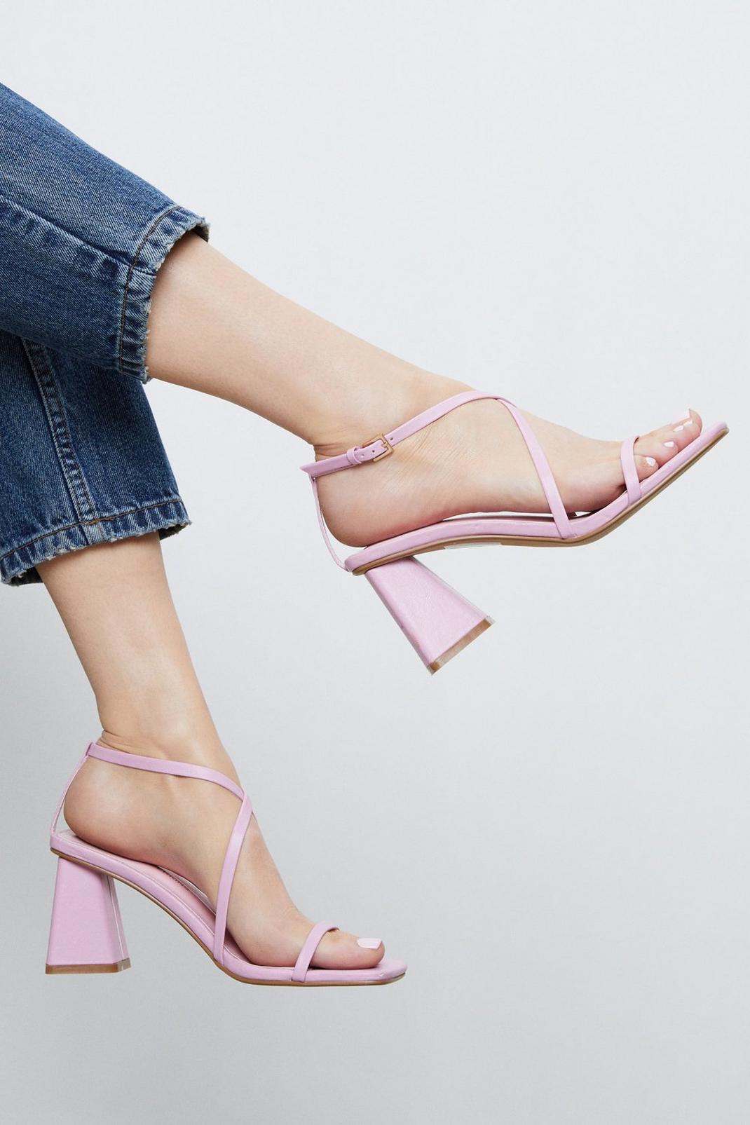 Pink Siren Barely There Heels image number 1