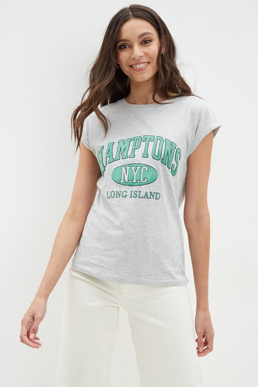 Grey Hamptons T-shirt
