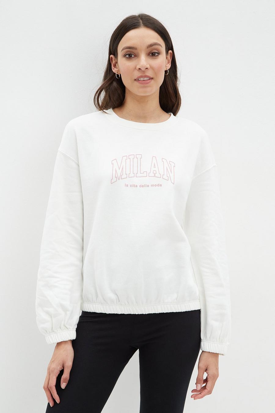 Ivory Milan Sweatshirt