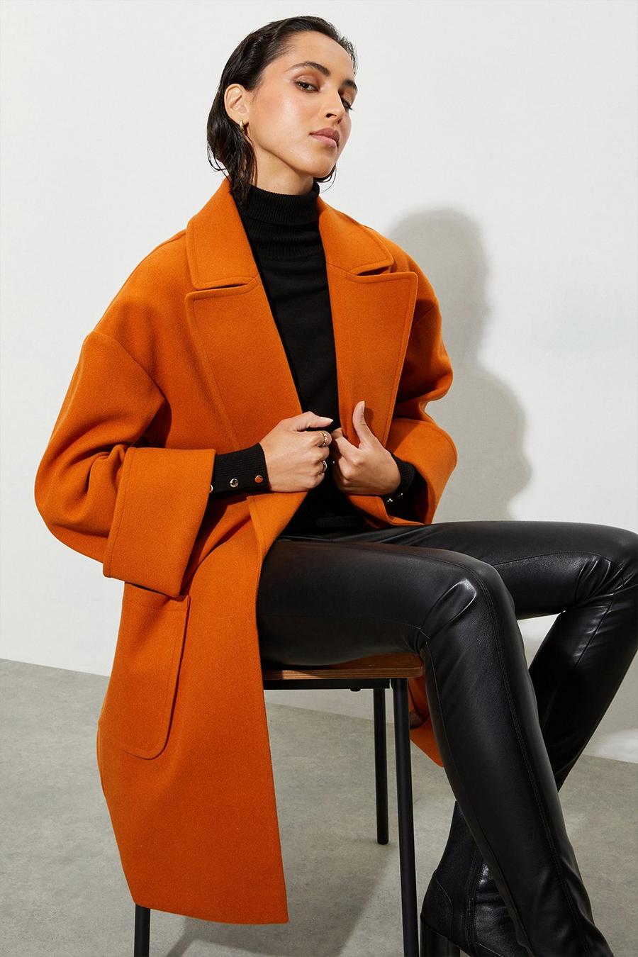 Tall Relaxed Edge to Edge Coat
