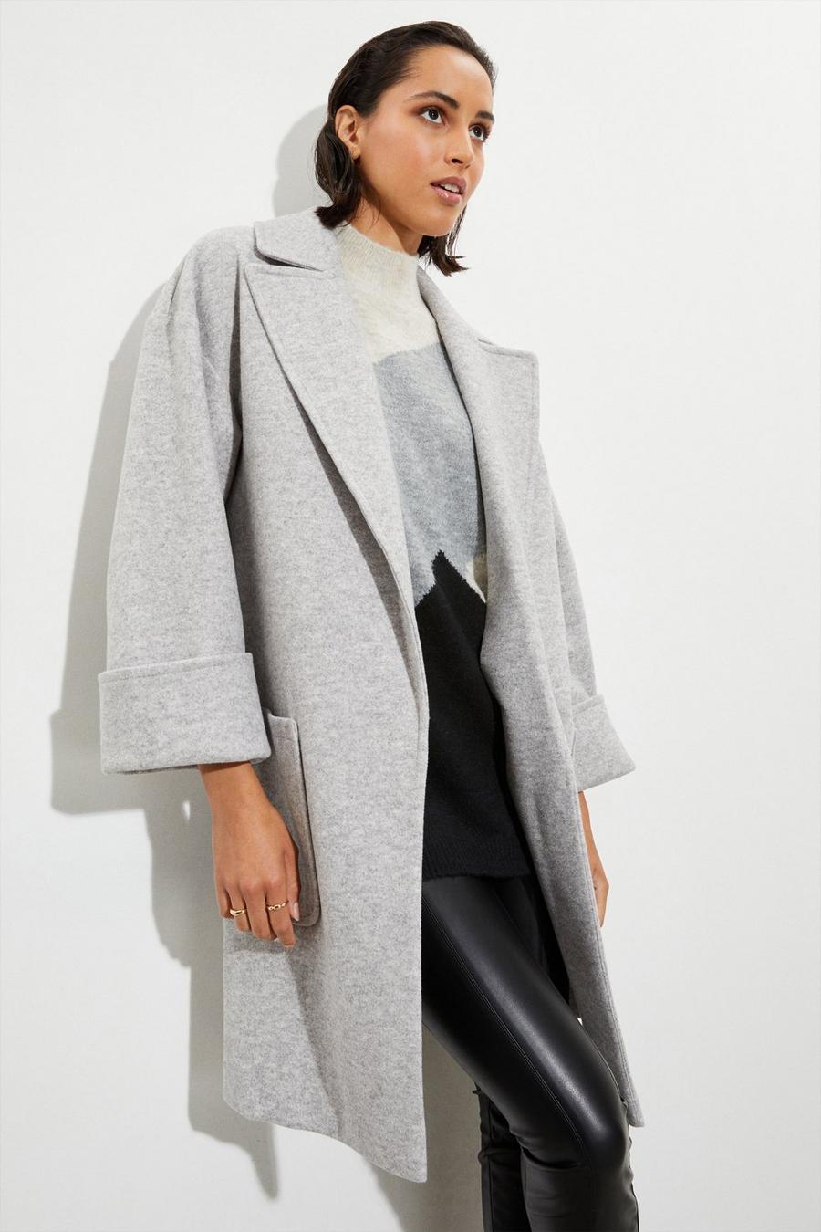 Tall Relaxed Edge to Edge Coat