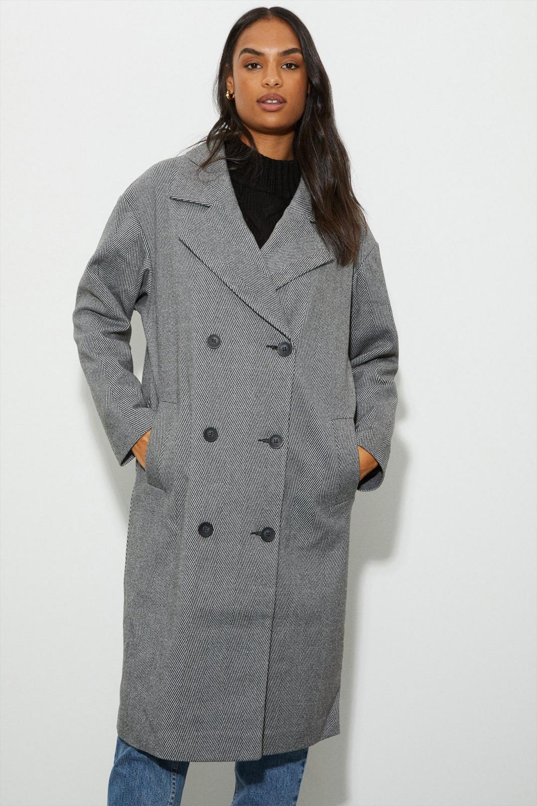 Dorothy Perkins Floor-Lenght Coat dark grey casual look Fashion Coats Floor-Length Coats 